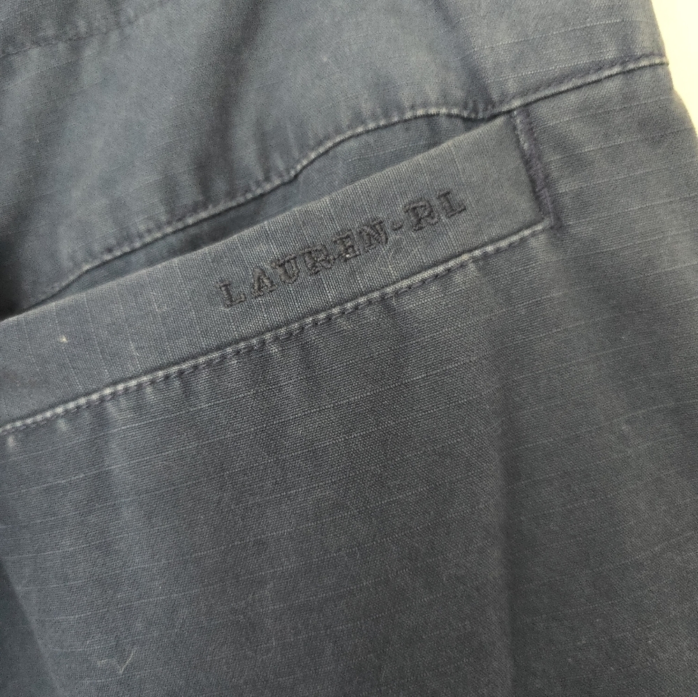Lauren Ralph Lauren Women's Convertible Zip Off Cargo Pants Rip Stop  8 *read - Picture 8 of 13